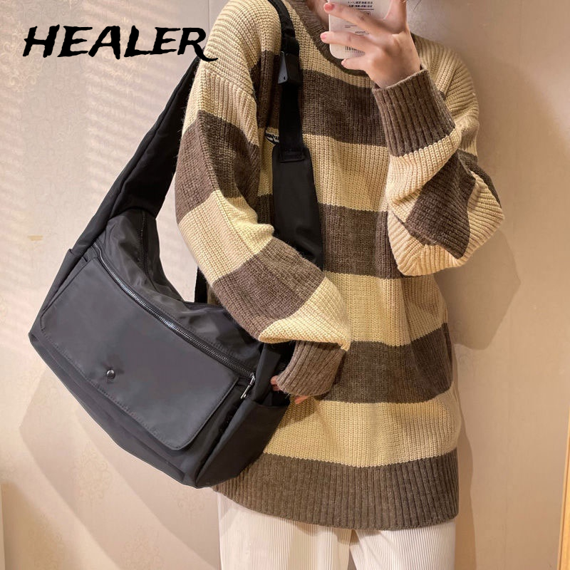 Túi Đeo Chéo Vải Oxford Sức Chứa Lớn Thời Trang Cao Cấp Dành Cho Nam