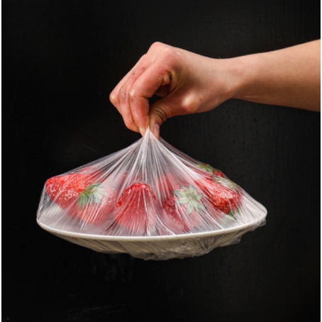 Túi gấu 100 bao trùm bảo quản thức ăn màng bọc thực phẩm tái sử dụng có chun co dãn