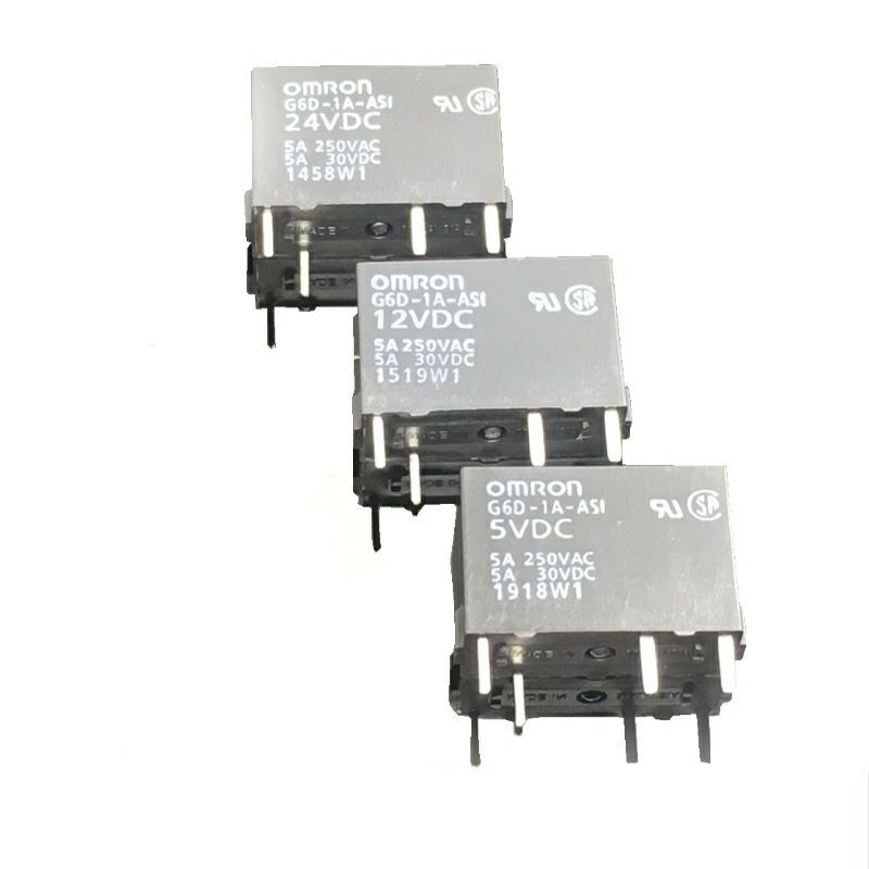 Rơle G6D-1A-ASI-5VDC 12VDC 24VDC 12V 5V 24V 4 chân 5A i Cửa hàng của chúng tôi giao hàng mỗi ngày.