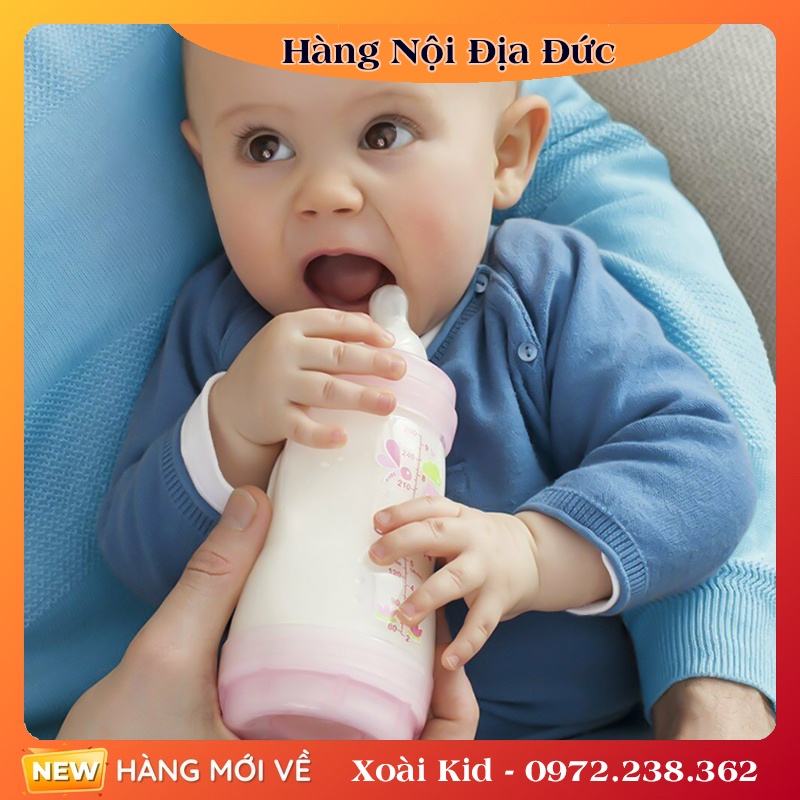 [Hàng nội địa Đức] Bình sữa Mam Đức size 160ml chống đầy hơi, chống sặc cho bé