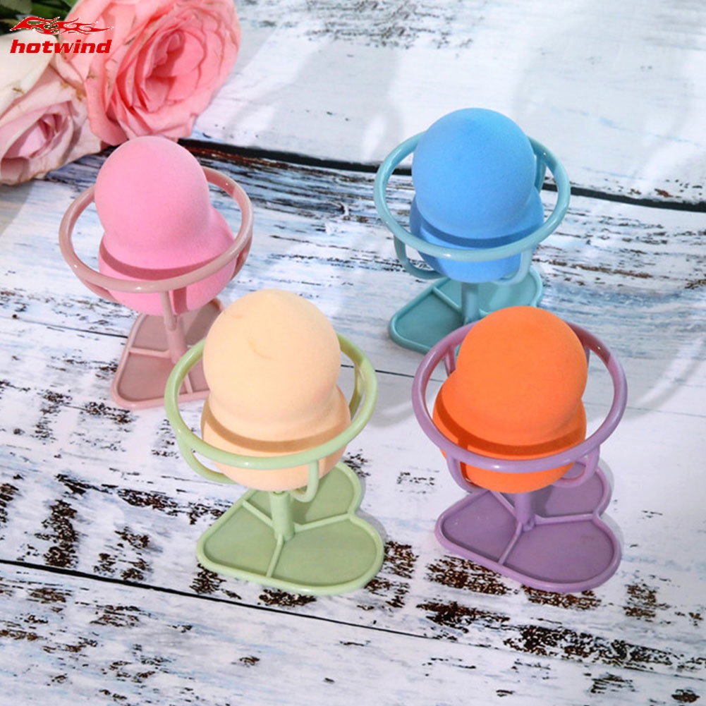 Hw 1 Giá Đỡ Bông Trang Điểm Hình Quả Trứng Tiện Dụng