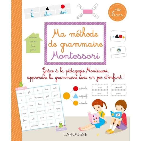 Sách - Pháp: Sách bổ trợ ngữ pháp - Ma Methode De Grammaire Montessori