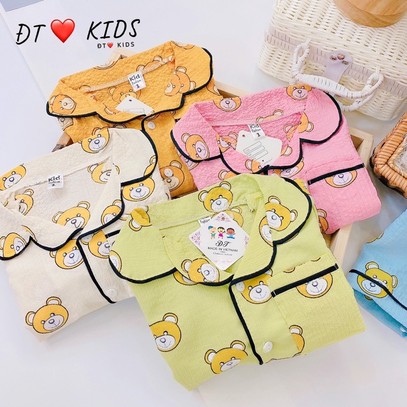 Bộ Pijama cho bé trai và bé gái🍎FREESHIP❤️Đồ bộ dài tay cho bé trai/ bé gái
