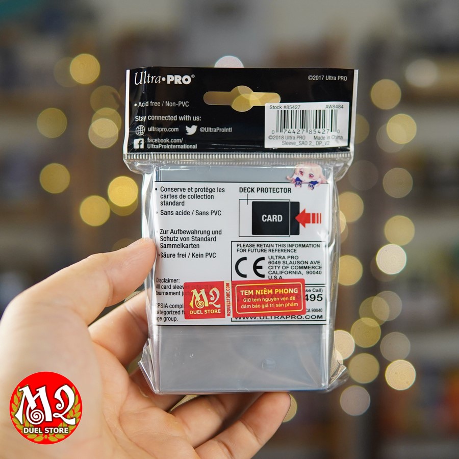 Bọc bài Standard Size Yuuki & Asuna for Sword Art Online II - 65 cái - 66x91 mm - Chính hãng Ultra PRO USA