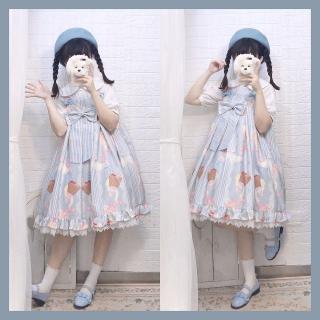 Đầm Dây Phong Cách Lolita Đáng Yêu