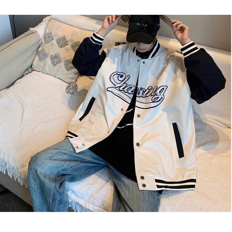 Áo bomber gió phối chasing H2A866