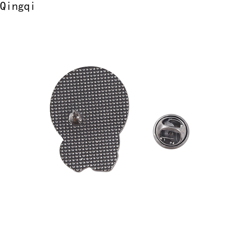 Ghim cài áo Miss Zoe kim loại tráng men hình phi hành gia đáng yêu