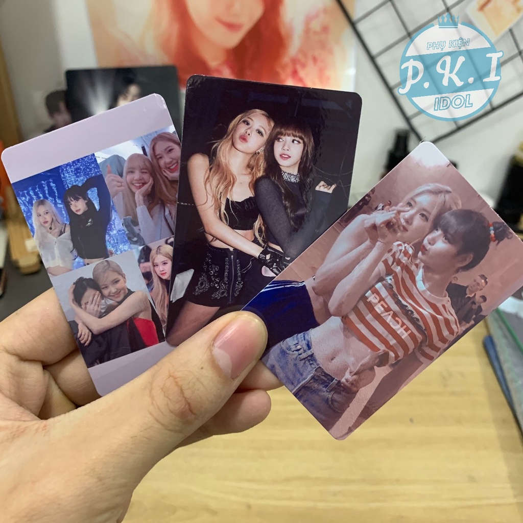 Bộ 18 Card Couple Lisa x Rosé - Card Đôi Sưu Tầm Đặc Biệt