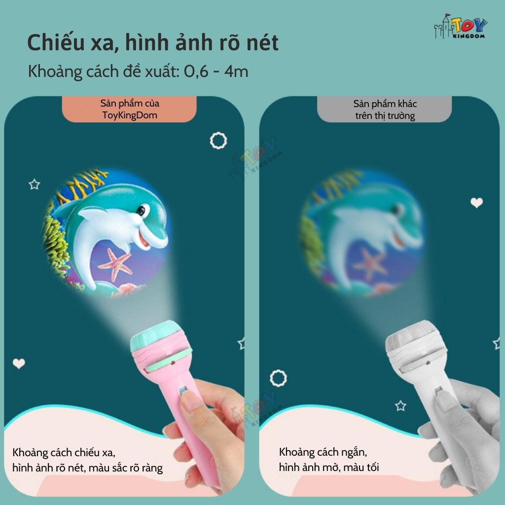 Đèn Pin Chiếu Hình Chủ Đề Giáng Sinh Toykingdom Cho Bé - Giúp Bé Khám Phá Động Vật, Màu Sắc, Hình Khối, Hoa Quả …