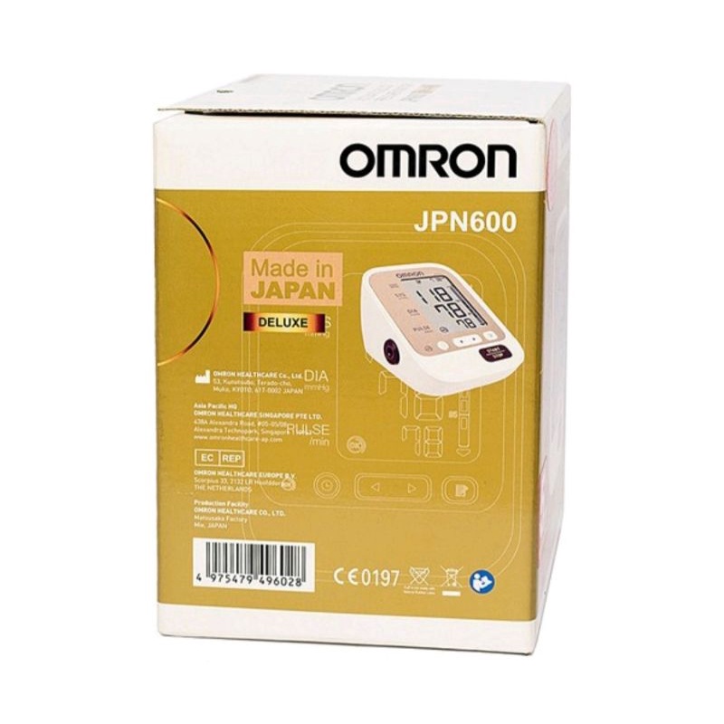 Máy Đo Huyết Áp Omron JPN 600 Nhật Bản ⚡ Bảo hành 5 năm ⚡ Cao cấp Giúp đo huyết áp chính xác hiệu quả