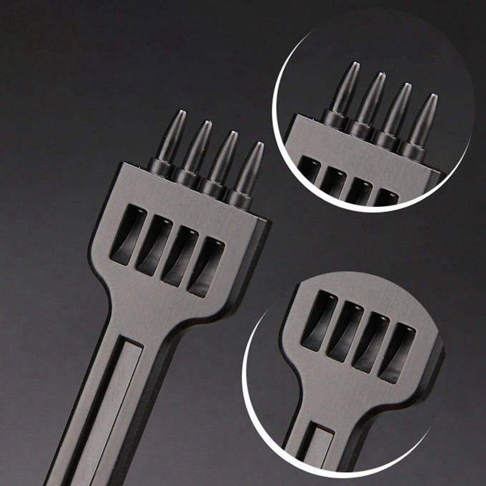 Dụng Cụ Đục Lỗ Thắt Lưng Da Bò Bằng Hợp Kim Thép Kết Cấu Da Bò AUGUSTINA DIY