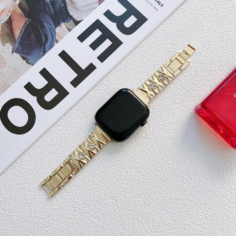 Dây Đeo Bằng Thép Không Gỉ 41mm 45mm 40mm 44mm Dành Cho Apple watch series 7/6/SE/5/4