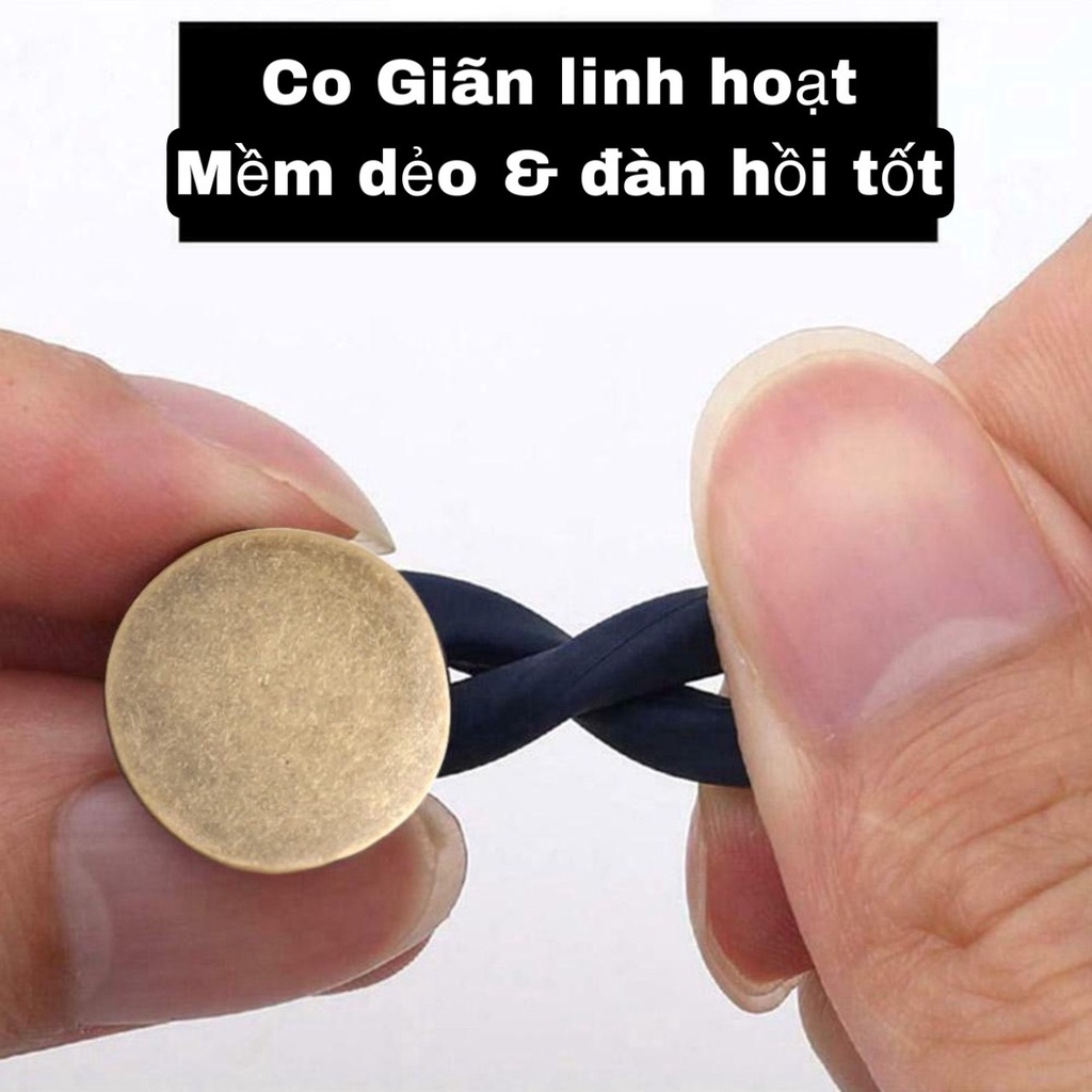 Nút điều chình lưng quần dễ dàng sử dụng