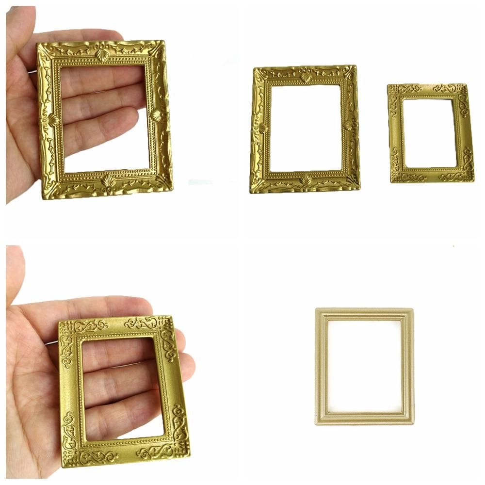 [Hàng mới về] Gương mini hình tròn / vuông có thể trang trí nhà búp bê tỷ lệ 1:12 DIY