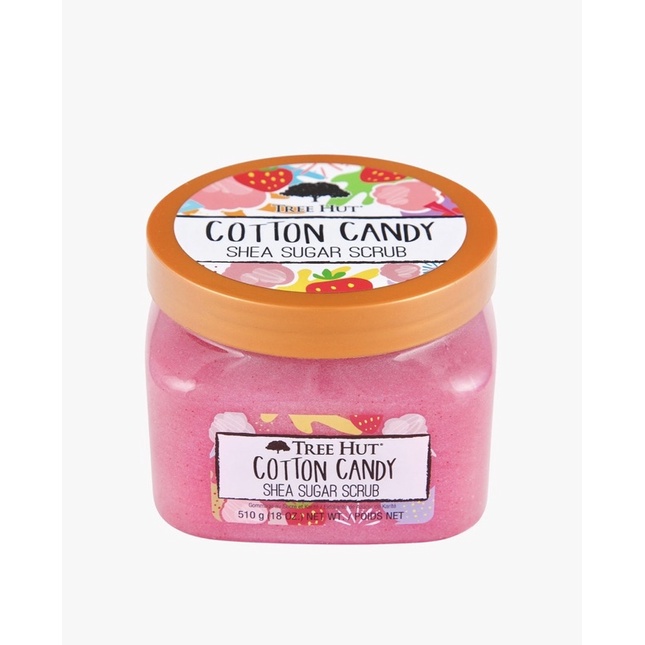 Tẩy tế bào chết body Tree Hut Shea Sugar - 𝐂𝐨𝐭𝐭𝐨𝐧 𝐂𝐚𝐧𝐝𝐲, 𝟓𝟏𝟎𝐠