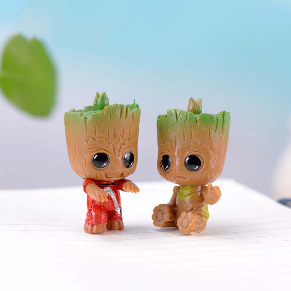 Aaron 1 Bộ 4 Mô Hình Nhân Vật Groot Mini Trong Phim Vệ Binh Dải Ngân Hà