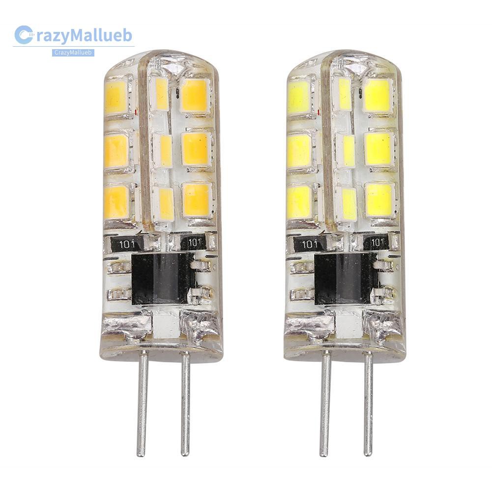 Đèn LED 24 bóng AC220V-240V silicon 2W 2835SMD G4 thay thế cho bóng đèn halogen