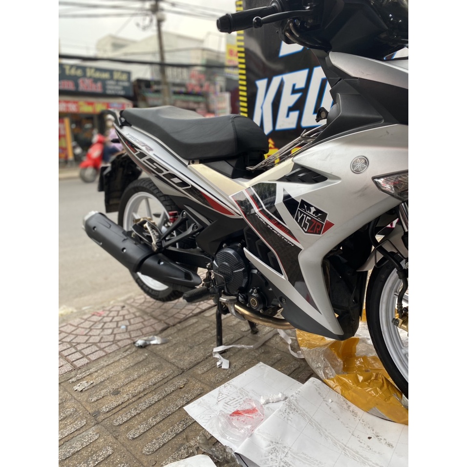 Tem Rời Exciter 150 mẫu Y15ZR màu bạc đen đỏ