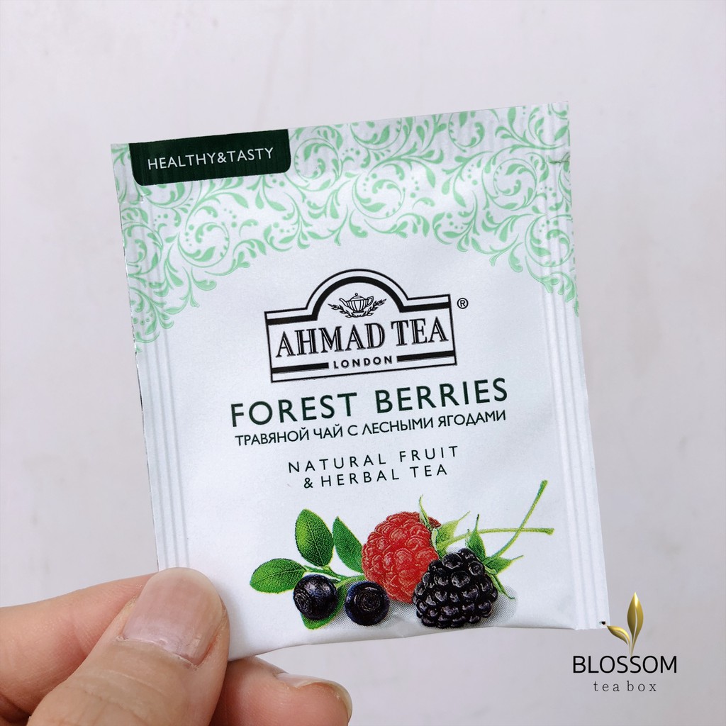 [Mix 10 gói] Trà thảo mộc Ahmad Tea  (hoa cúc, blueberry, quế hồi, cam chanh) -  thanh lọc cơ thể, không mất ngủ