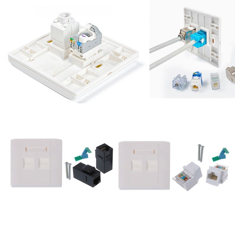 Đầu Nối Dây Mạng 2 Cổng Rj45