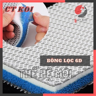 Bông Lọc 6D Thế Hệ Mới - Vật Liệu Lọc Cao Cấp Cho Bể Cá Cảnh