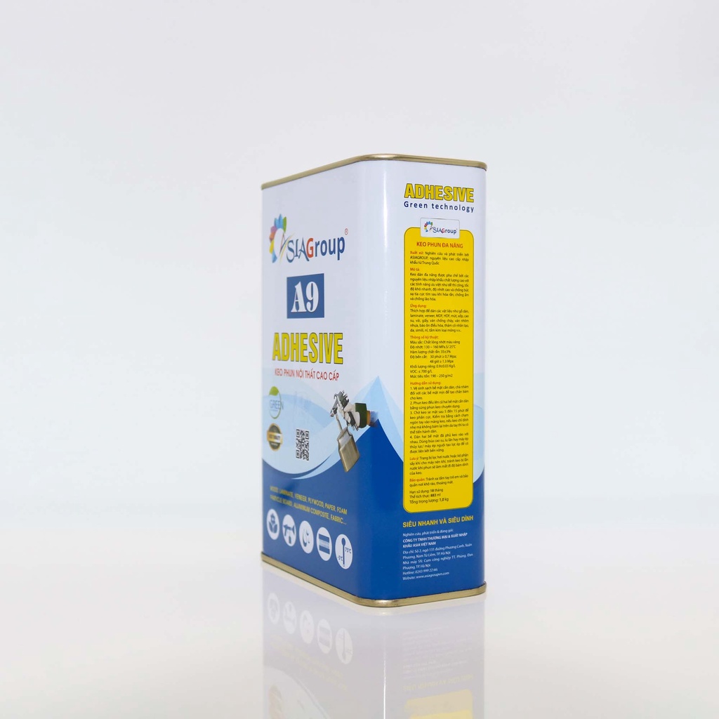 Keo phun đa năng ASIA A9 - Lon 1KG