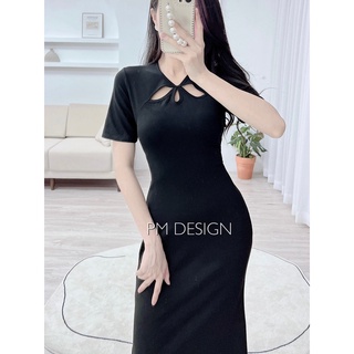 ĐẦM DÍP CUT OUT XOẮN LƯNG