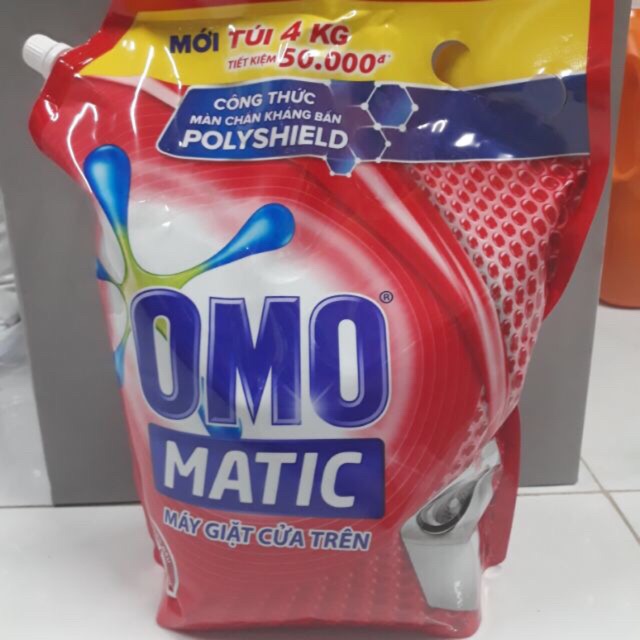 Nước giặt omo matic