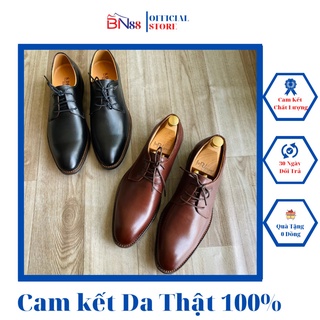 Giày oxford da bò,giày nam công sở bộc dây-bn88