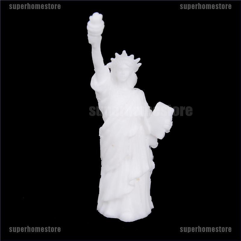 [superhomestore]Miniature Dollhouse Accessories Scene Model Statue of Liberty Toy Girl Gift