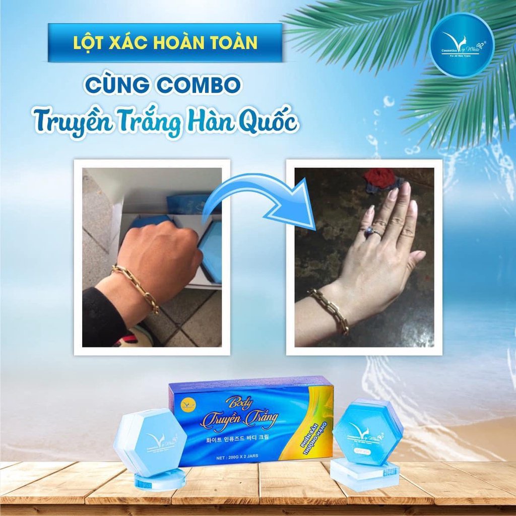 Body trắng da vip white phiên bản thượng hạng