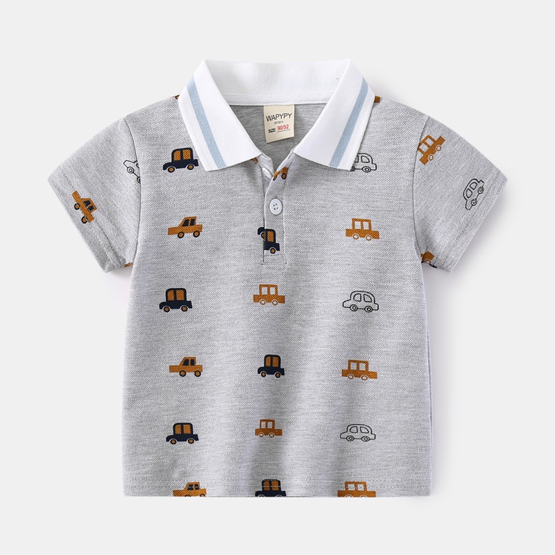 Áo cộc tay trẻ em - Áo Polo bé trai hãng WELLKIDS - WAPYPY shop kunkid