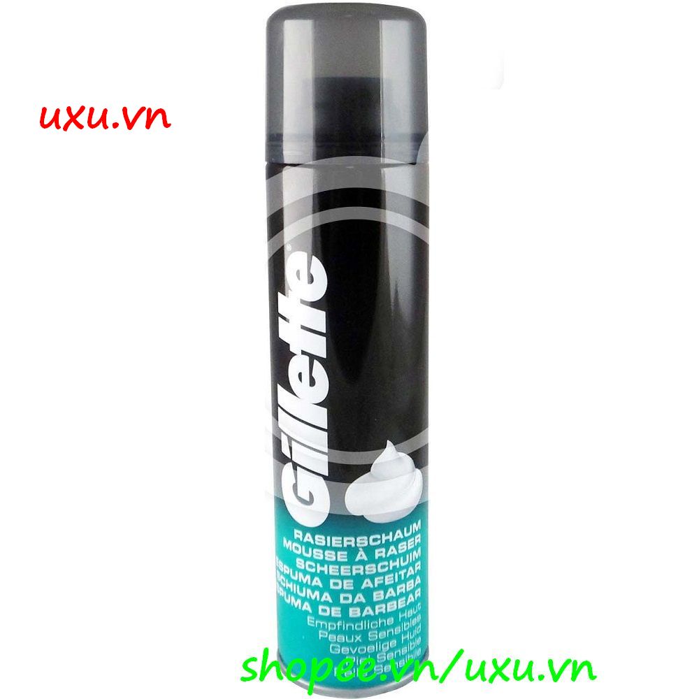 Bọt Cạo Râu 300ml Gillette Sensitive Skin Shave Foam, Với uxu.vn Tất Cả Là Chính Hãng.