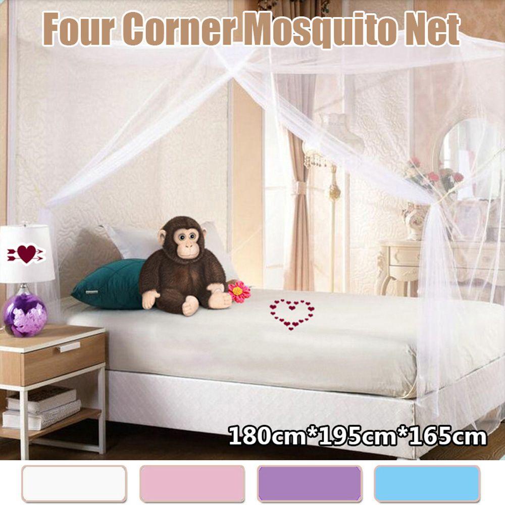Mùng Chống Muỗi Bốn Góc Cho Phòng Ngủ / Cắm Trại Ngoài Trời