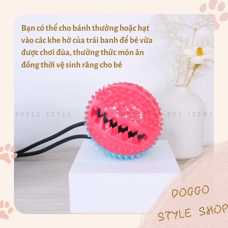 Đồ Chơi Dây Rút Kéo Co Thích Hợp Cho Chó Lớn Loại 1 Đầu Hít Siêu Bền