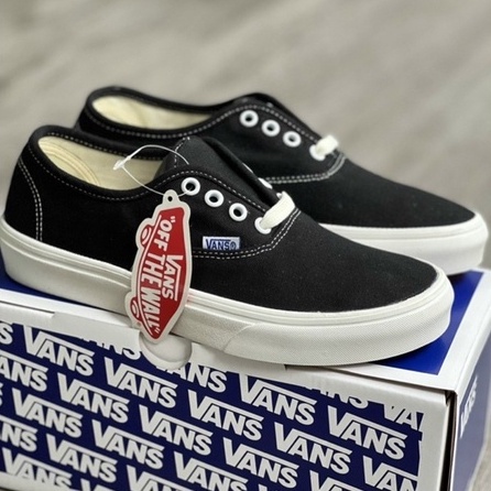 Giày ⚡𝐕𝐀𝐍𝐒 Classic⚡ trắng đen nữ [ Full box ] Giày sneaker lười hot nhất 2022