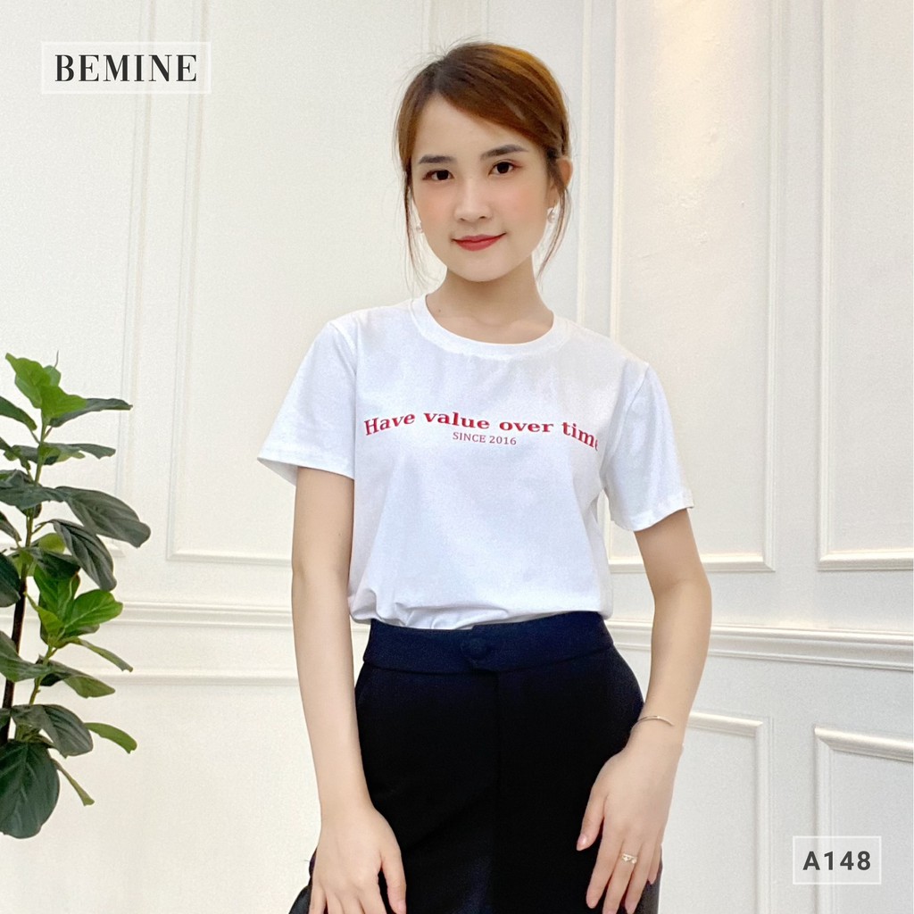 Áo Thun nữ ngắn tay bassic dễ thương BEMINE  A148TRANG