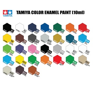 Sơn Tamiya gốc Enamel 10ml (X1-X20)