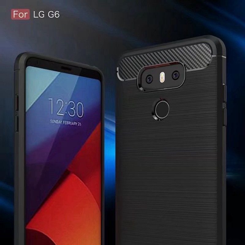 Ốp Lưng Chống Sốc Màu Trơn Nhám Cho Lg G6 Spigen