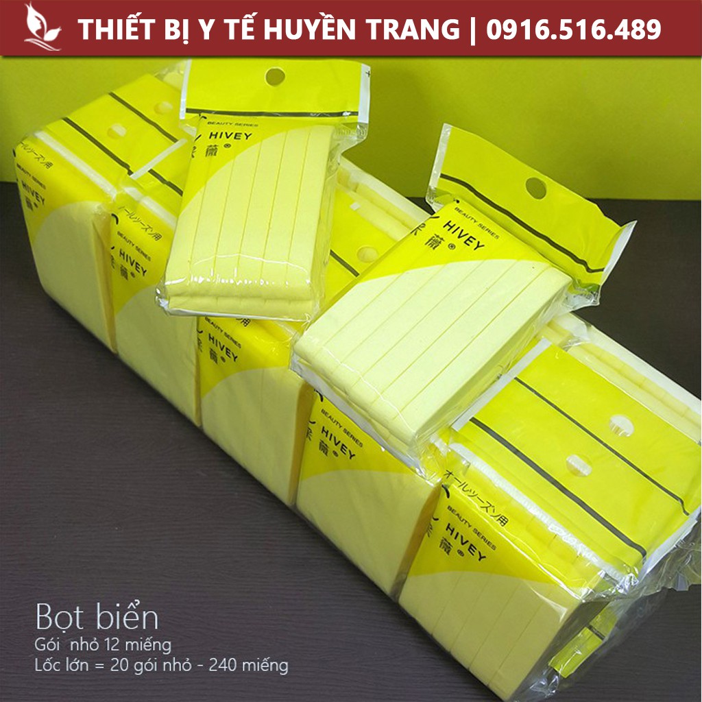 Bọt biển, mút nở rửa mặt cây 240 miếng