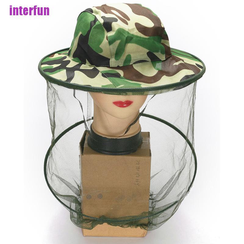 Mũ lưới trùm đầu bảo vệ mặt chống muỗi và côn trùng khi đi du lịch