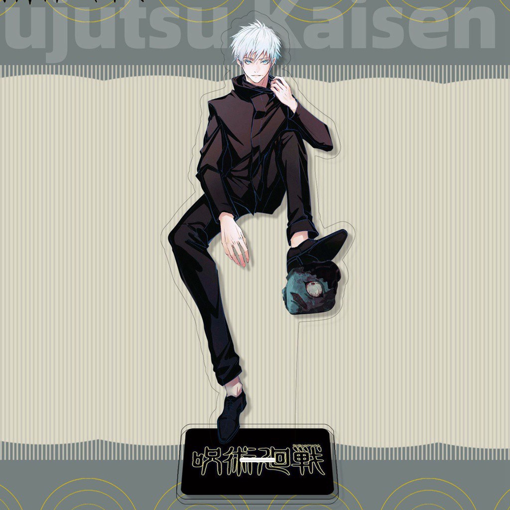 Mô hình trưng bày họa tiết nhân vật hoạt hình Jujutsu Kaisen Gojo Satoru