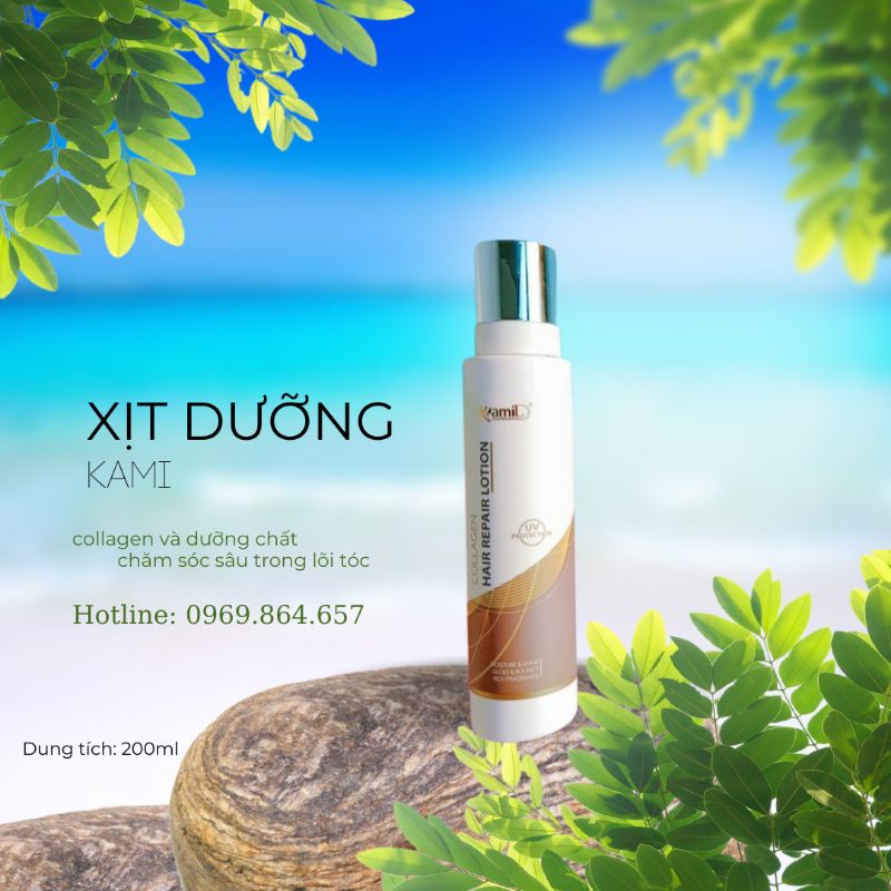 Xịt dưỡng tóc collagen dạng sữa chăm sóc tóc chuyên sâu, dưỡng tóc hương nước hoa siêu mượt