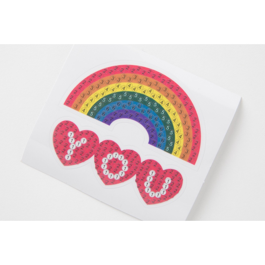 Sticker Đính Đá ARTBOX Hàn Quốc Hình Cầu Vồng