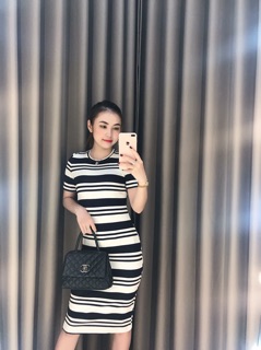 Đầm body xuất dư hiệu MANGO