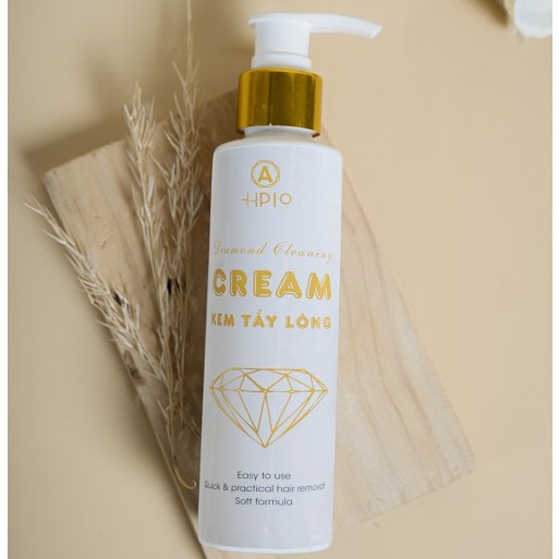 Kem tẩy lông HPIO - Diamond Cleaning Cream giúp làm bay sạch lông chân, lông nách, vùng kín chỉ trong 5 phú
