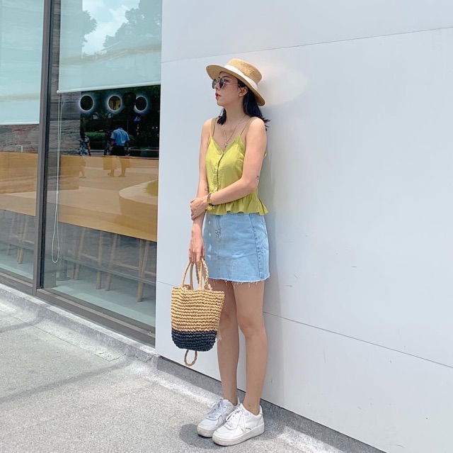 Chân váy Jean Xuất Xịn Siêu Vintage [ ẢNH THẬT ] | BigBuy360 - bigbuy360.vn