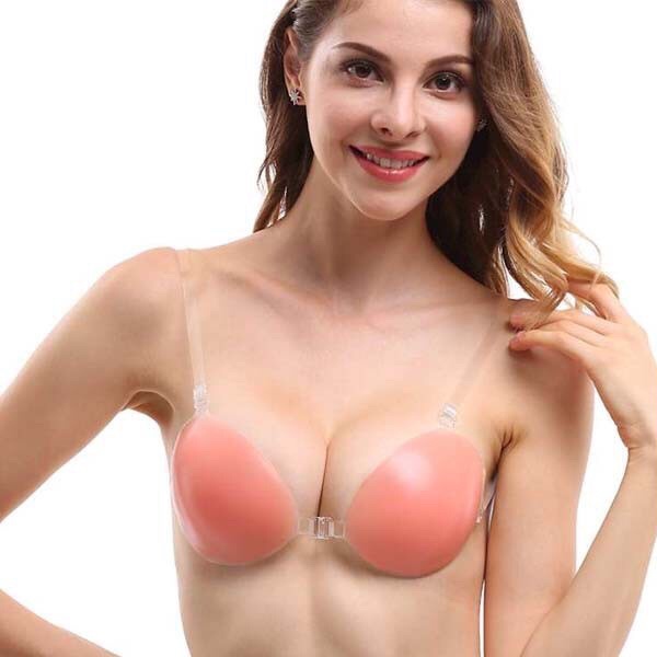 Miếng Dán Ngực Silicon Nâng Ngực Cài Trước, Áo Dán Ngực Định Hình Tạo Khe Ngực [Tái Sử Dụng Được Nhiều Lần] - 4949