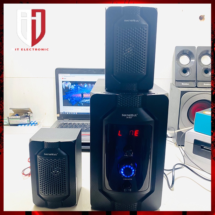 Loa máy tính buluetooth bass mạnh chính hãng SOUNDMAX A-927 loa pc công suất lớn