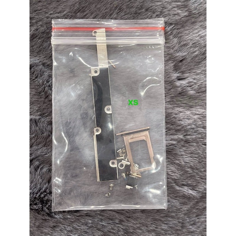 nẹp màn hình iphone XS không kèm khay sim zin bóc máy